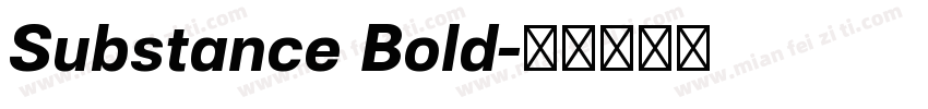Substance Bold字体转换
